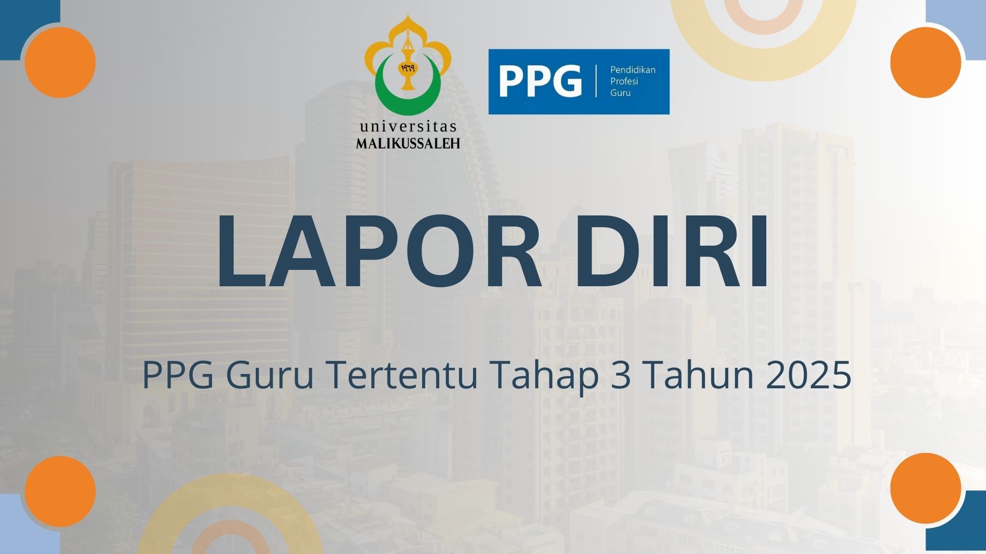 LAPOR DIRI PESERTA PPG GURU TERTENTU TAHAP 3 TAHUN 2025